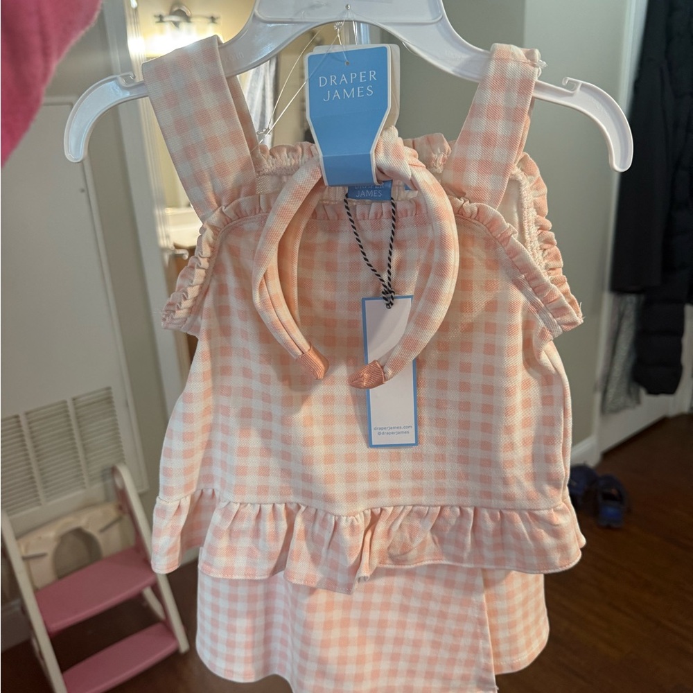Draper James girls skort set. Nwt